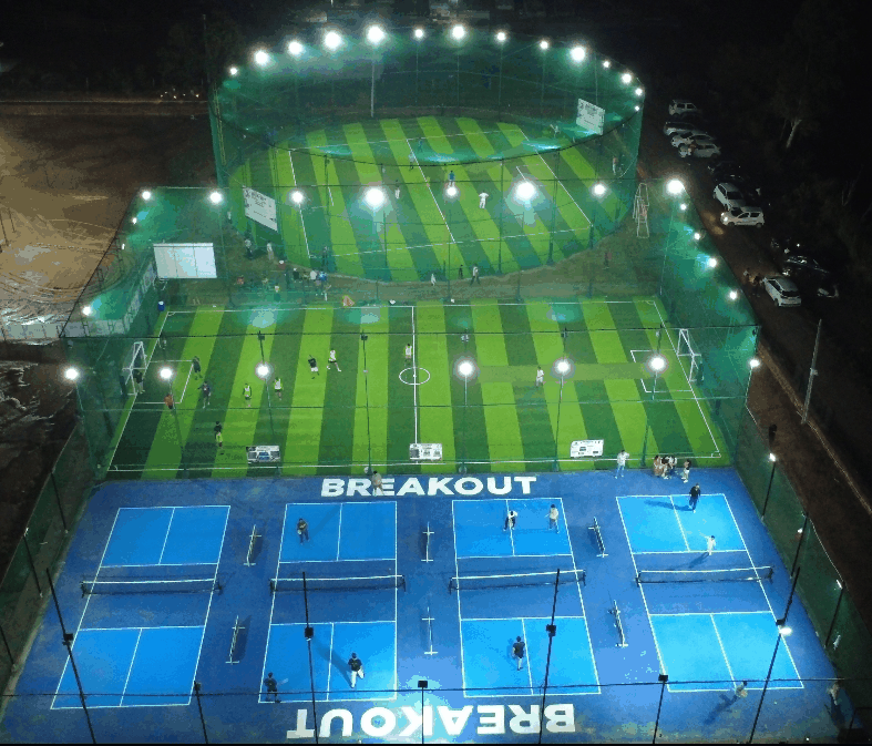 Floodlit Box Cricket Turf Arena in Hisar - Breakout Sports Arena