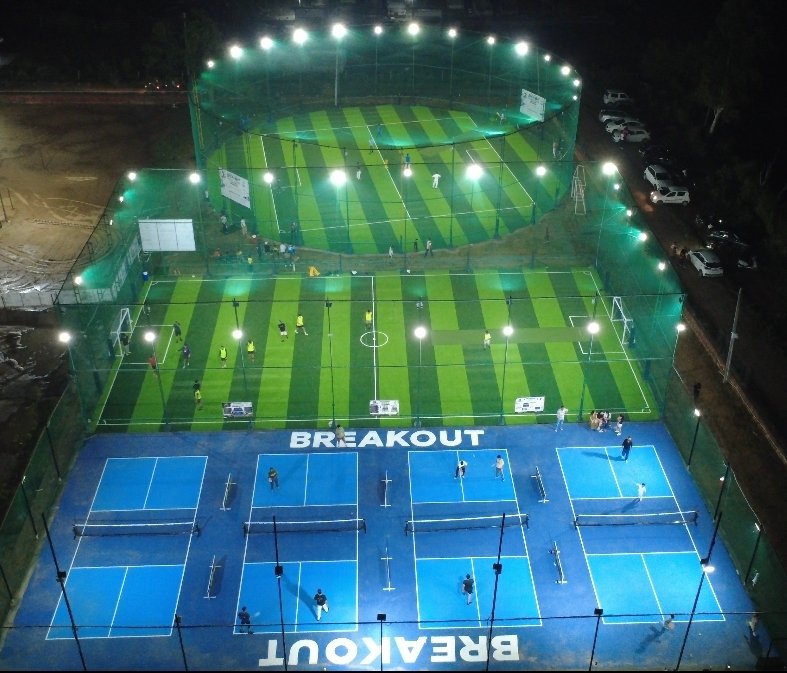 Box Cricket Arena in Hisar - Netted Outdoor Setup