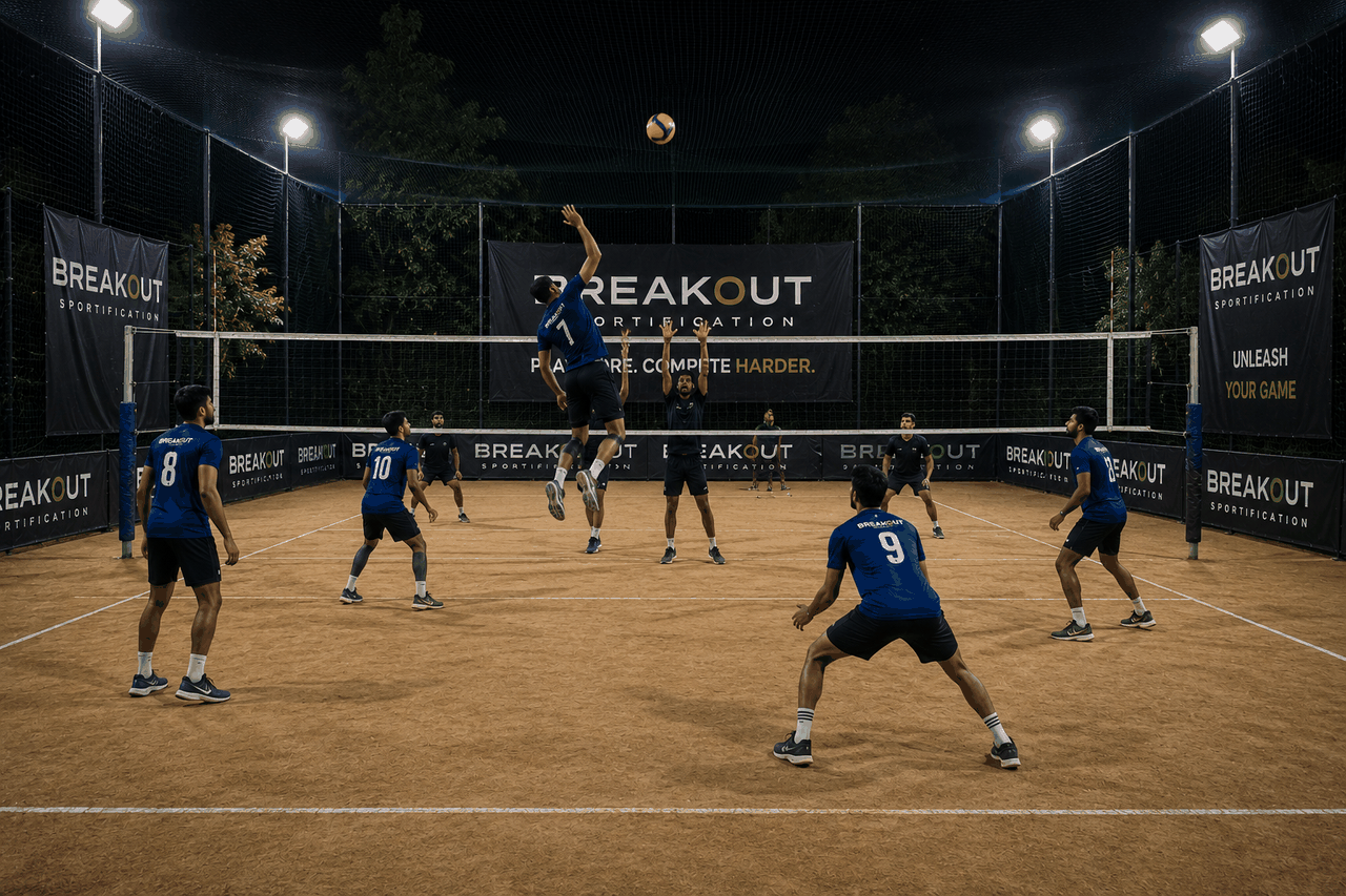 Volleyball Arena in Hisar - Netted Outdoor Setup